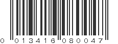 UPC 013416080047