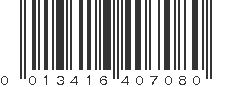 UPC 013416407080