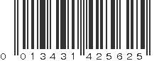 UPC 013431425625