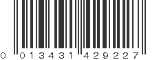 UPC 013431429227