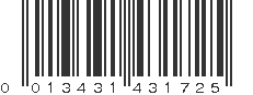 UPC 013431431725