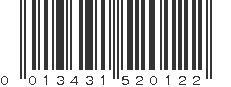 UPC 013431520122