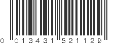 UPC 013431521129