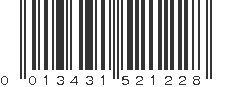 UPC 013431521228