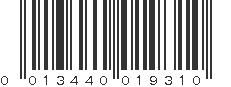 UPC 013440019310