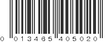 UPC 013465405020