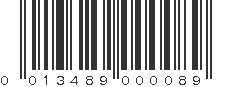 UPC 013489000089