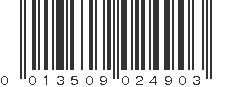 UPC 013509024903