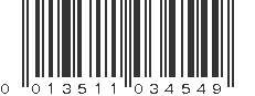 UPC 013511034549