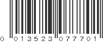 UPC 013523077701