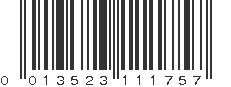 UPC 013523111757