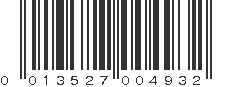 UPC 013527004932