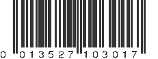 UPC 013527103017