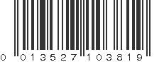 UPC 013527103819