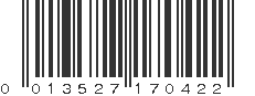 UPC 013527170422