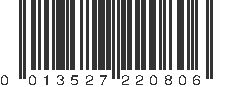 UPC 013527220806