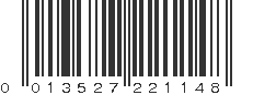 UPC 013527221148