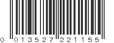 UPC 013527221155