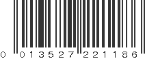 UPC 013527221186