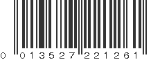 UPC 013527221261