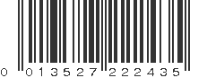 UPC 013527222435