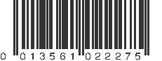 UPC 013561022275