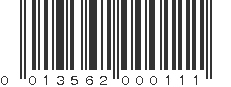 UPC 013562000111