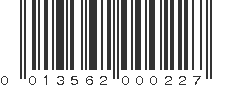 UPC 013562000227