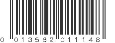 UPC 013562011148