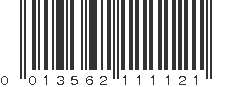 UPC 013562111121