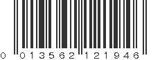 UPC 013562121946