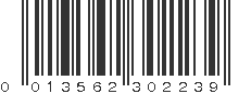 UPC 013562302239