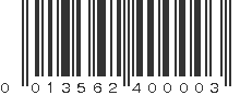 UPC 013562400003