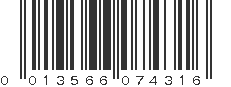 UPC 013566074316