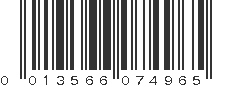 UPC 013566074965