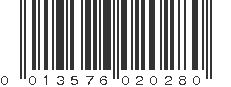 UPC 013576020280