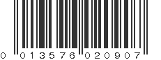 UPC 013576020907