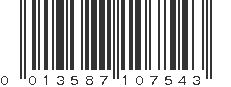 UPC 013587107543