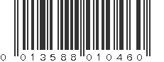 UPC 013588010460