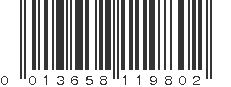 UPC 013658119802