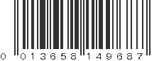 UPC 013658149687