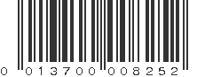 UPC 013700008252