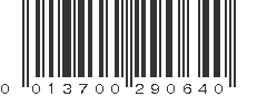 UPC 013700290640