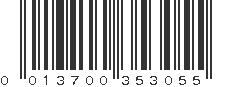 UPC 013700353055