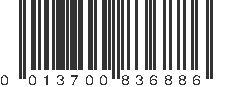 UPC 013700836886