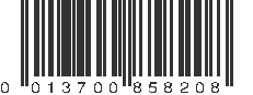 UPC 013700858208