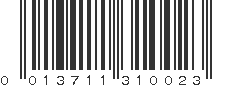 UPC 013711310023