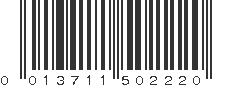 UPC 013711502220