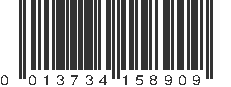 UPC 013734158909