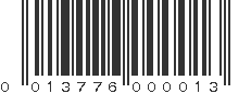 UPC 013776000013